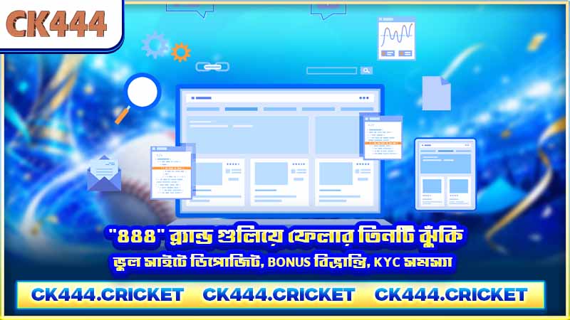 ৪৪৪ ব্র্যান্ড গুলিয়ে ফেলার ঝুঁকি — ভুল সাইটে ডিপোজিট, bonus বিভ্রান্তি, KYC ও clone সাইট সমস্যা